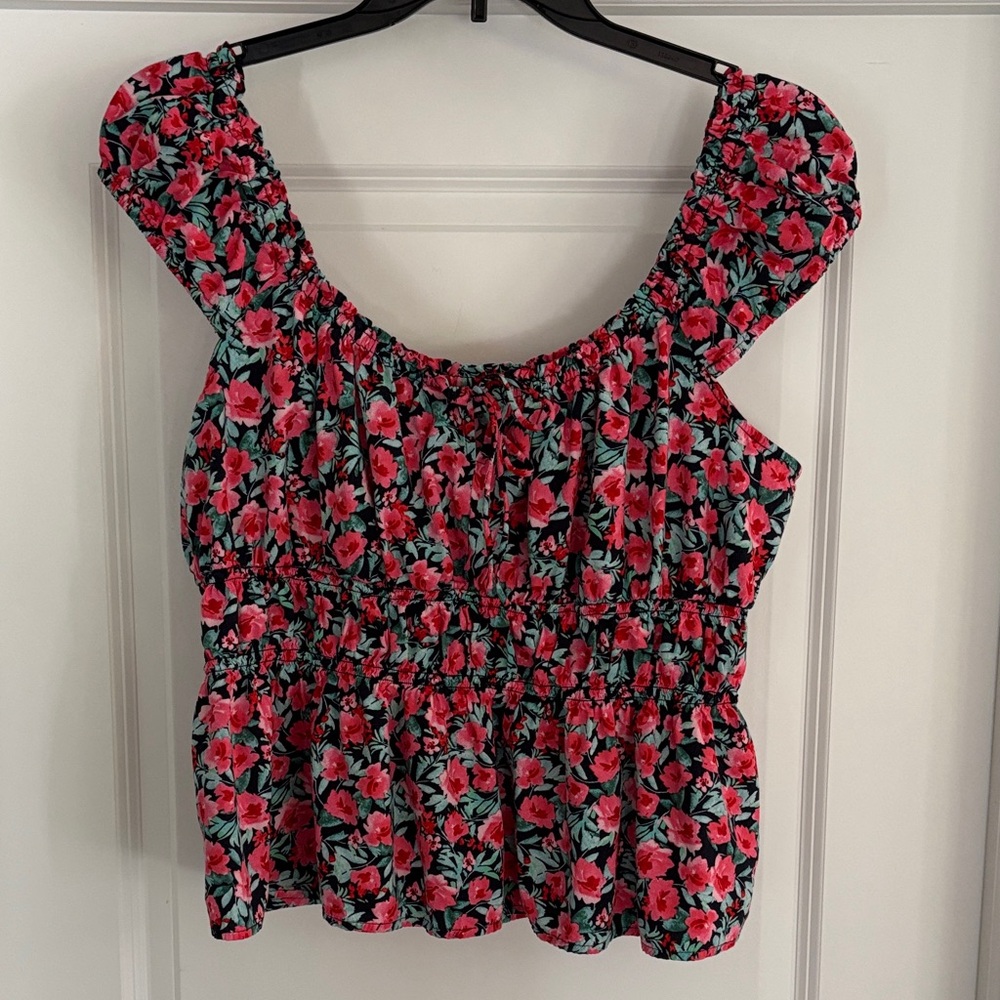 Floral Print Women's Top